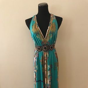 ICE brand Women’s fashion dress with beaded waist